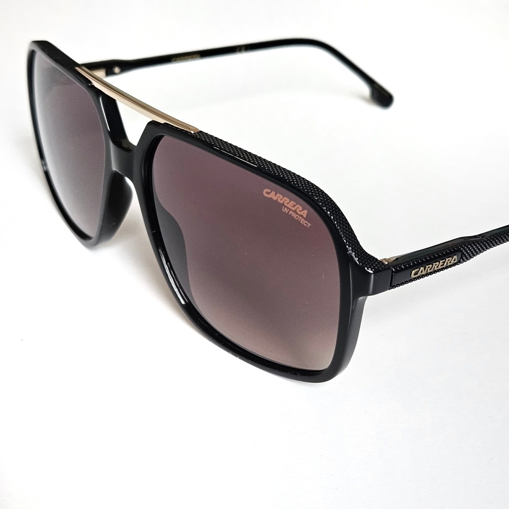 Carrera Unisex Black Pilot Sunglasses NEW - Picture 6 of 9